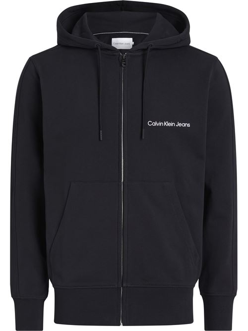felpa CALVIN KLEIN | J30J325148BEH NERO